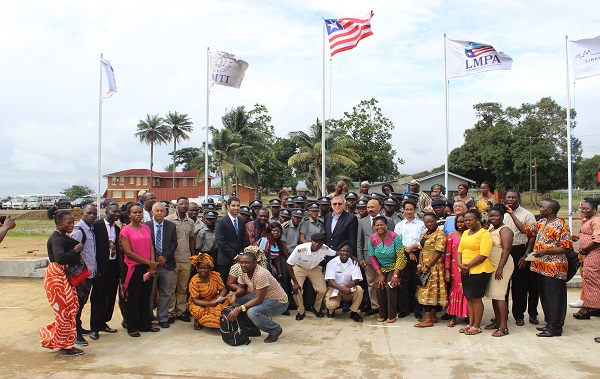 Parenst Day- Cadets posing with patrents and staff